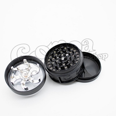 Grinder metal 56 mm 3 part crank arm black 3